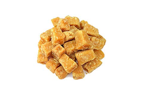 Pink Delight Organic Brown Jaggery Cubes | 100% Organic | No Artificial Flavours | No Preservatives | No Artificial Colour | 500 Gm Jar Pack