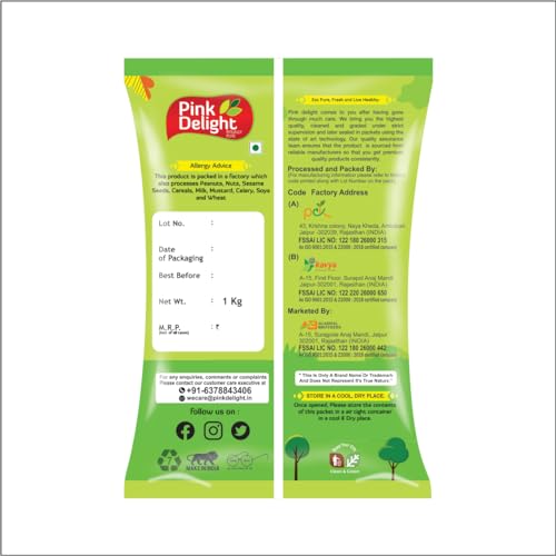 Pink Delight Organic Mishri Sabut/Mishri Sira/Dhaga Mishri/Jaipuri 800 gm