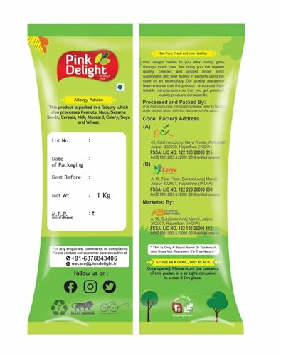 Pink Delight Organic Diamond Sugar Crystal (Mishri Dana), 800 Gm