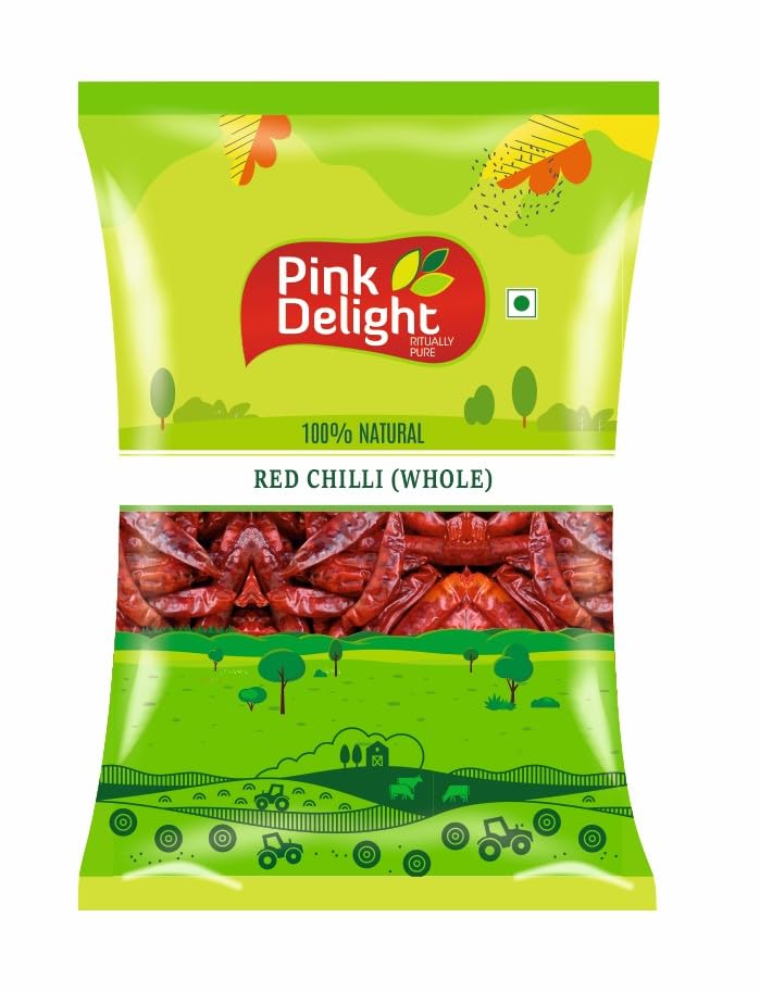 Pink Delight Premium Rajasthani Dry Red Chilli (whole) 100 grams