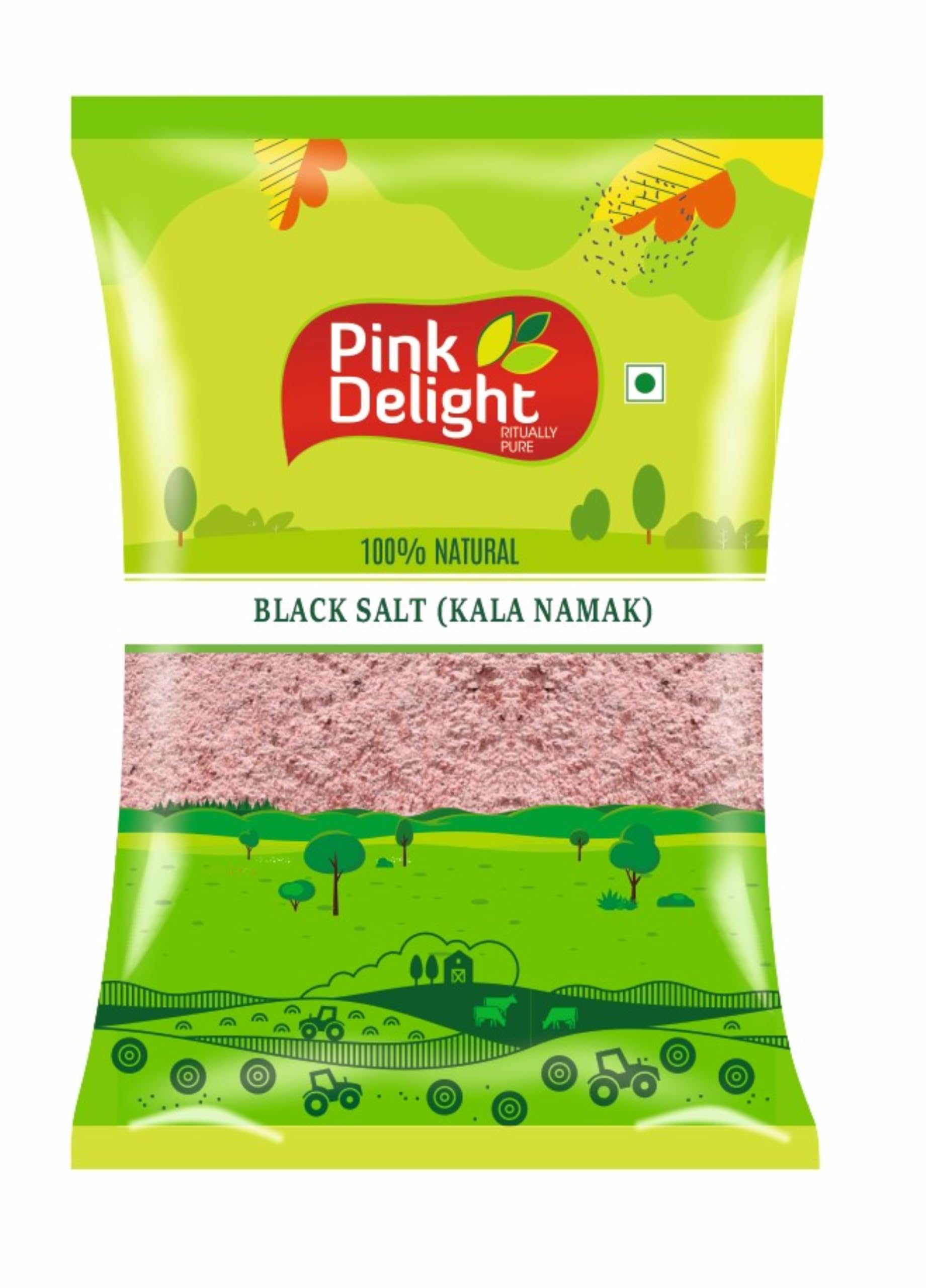Pink Delight Himalayan Black Salt | Kala Namak | 100% Natural | No Artificial Color | No Artificial Flavor | 1 Kg Pack